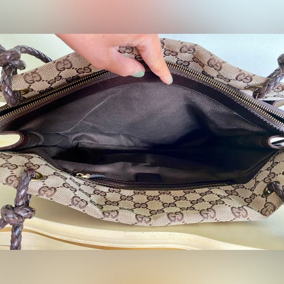 Gucci braided handle tote - Picture 12 of 16